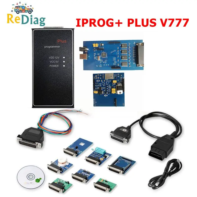 iPROG+ V87 Support IMMO+Mileage+Airbag Reset till year iPROG+ Plus V777 Replace Carprog/Tango/Digiprog3 diagnostic tool