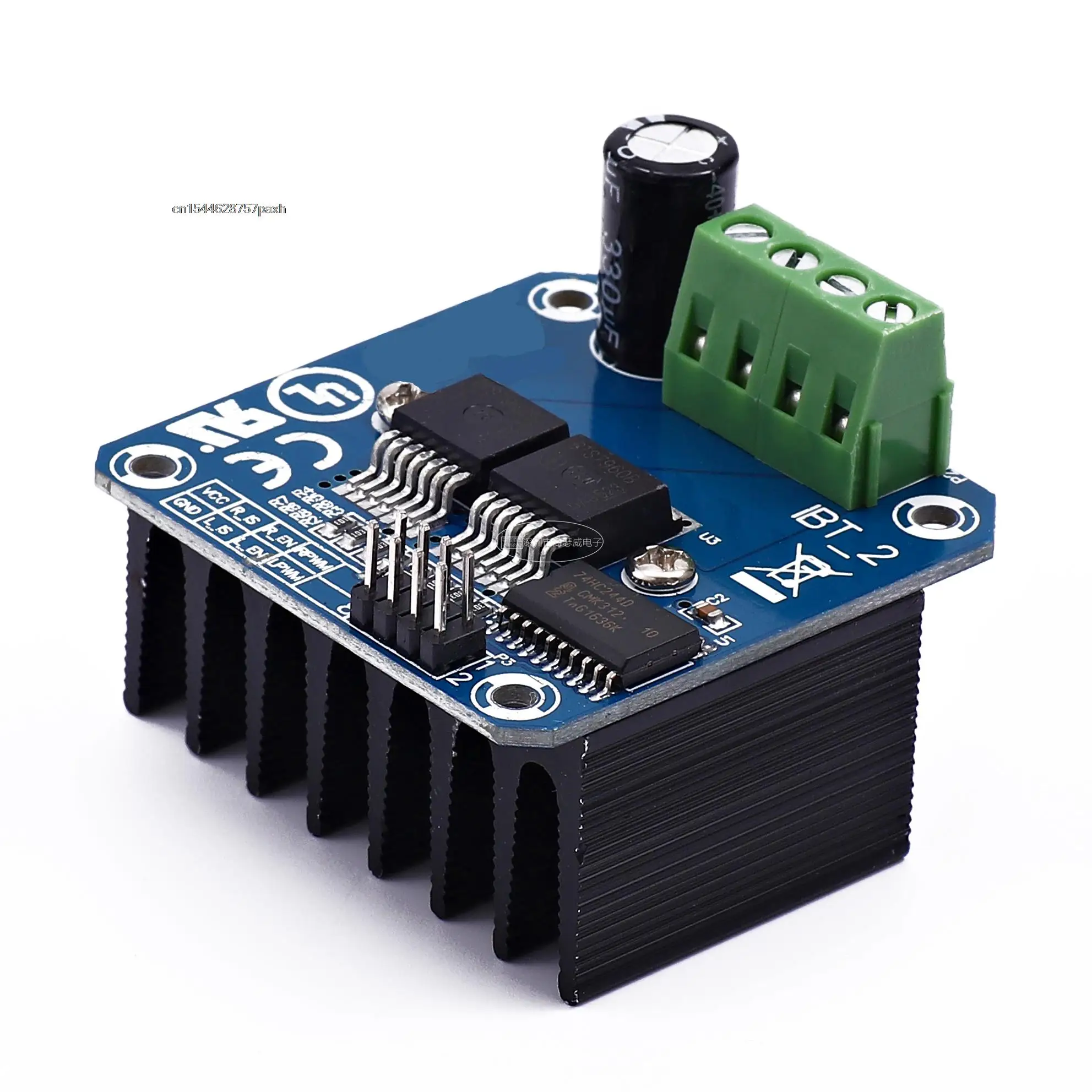 1pcs Double BTS7960 43A H-bridge High-power Motor Driver module/smart car/ |