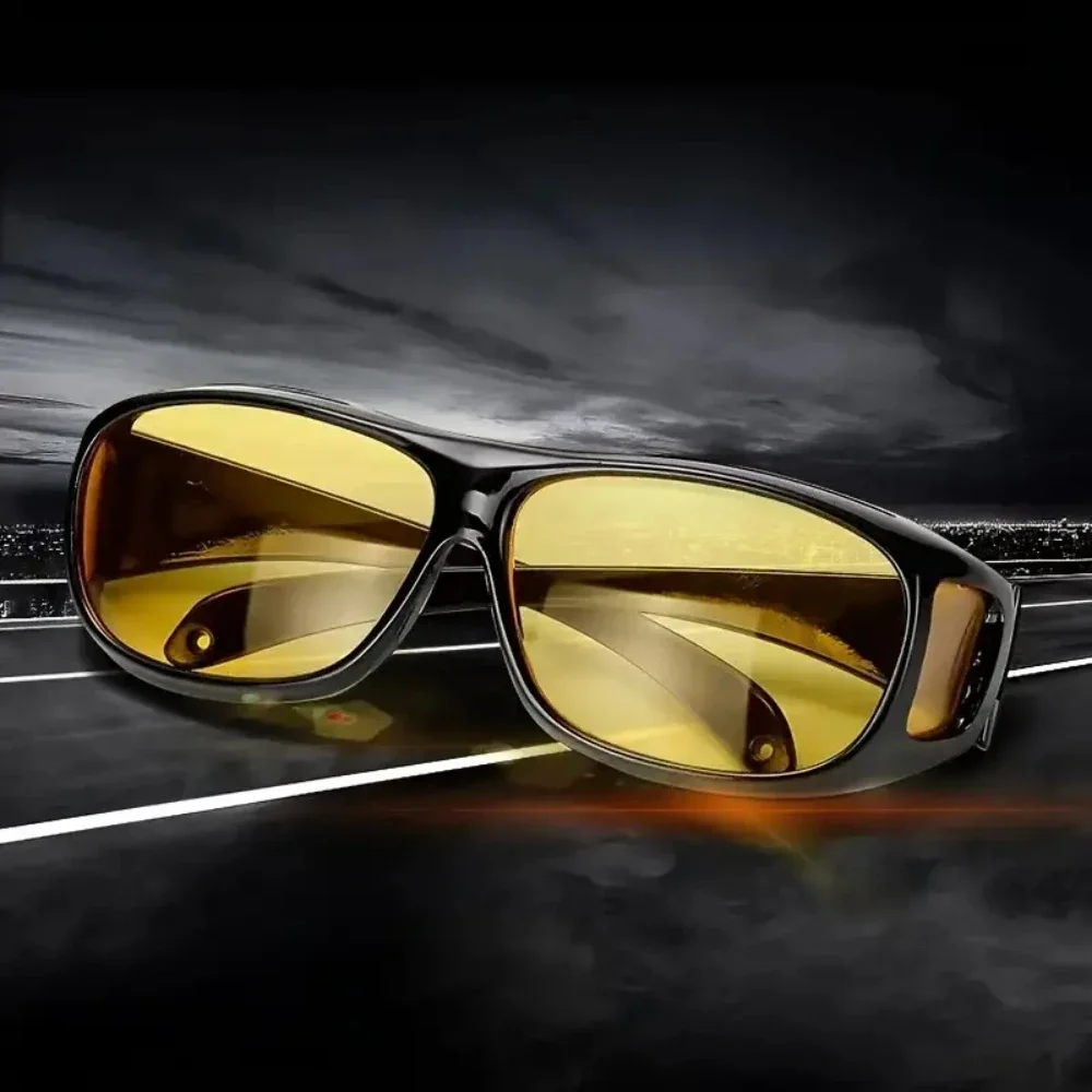 Night Vision Sunglasses Driving Glasses Night Vision Sunglasses Car Night Driving Glasses Driver Goggles Unisex Sun Glasses UV Protection Sunglasses Eyewear Gift