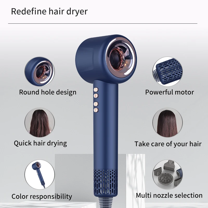 Beauty One Ionic Professional Hair Dryer With Flyaway Attachment