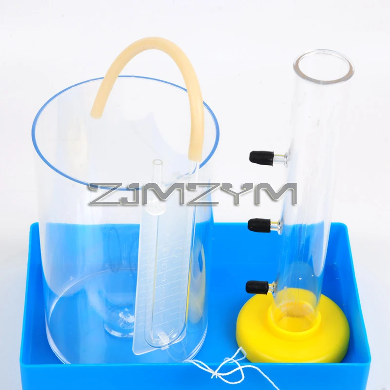 Liquid Pressure And Depth Relations Laboratory Liquid Pressure Mechanical Experiment Physics Teaching Instrument