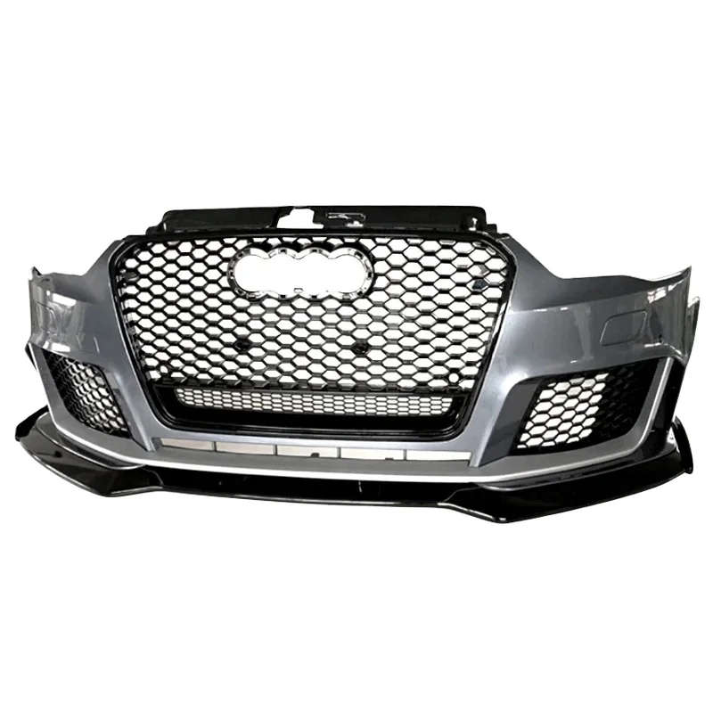 

RS3 style bodikits for Audis A3 S3 8V Front Bumper With grill front lip bodykit 2013 2014 2015 2016 8V5807065BGRU A3 bumper