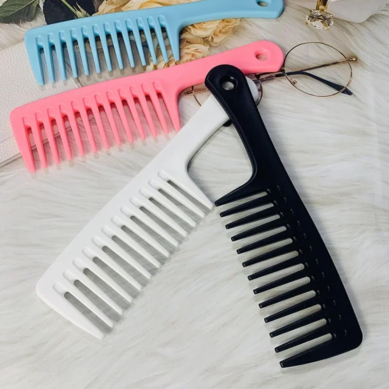 

Hairdress Comb Heat Resistant Woman Wet Hook Curly Hair Brushes Pro Salon Dyeing Styling Tools Coarse Wide Spikes Tooth