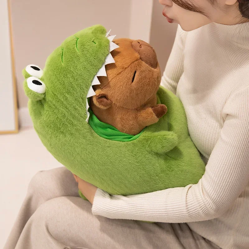 Kawaii Capybara Crocodile Plush (40cm) - Special Edition