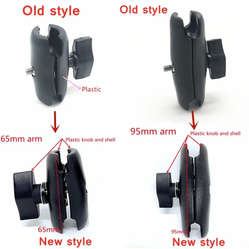 Doppelbuchsen Arm 6,7 Zoll Aluminium - Verstellbarer Kamerahalterungsarm Für 1 Zoll Kugelgelenke