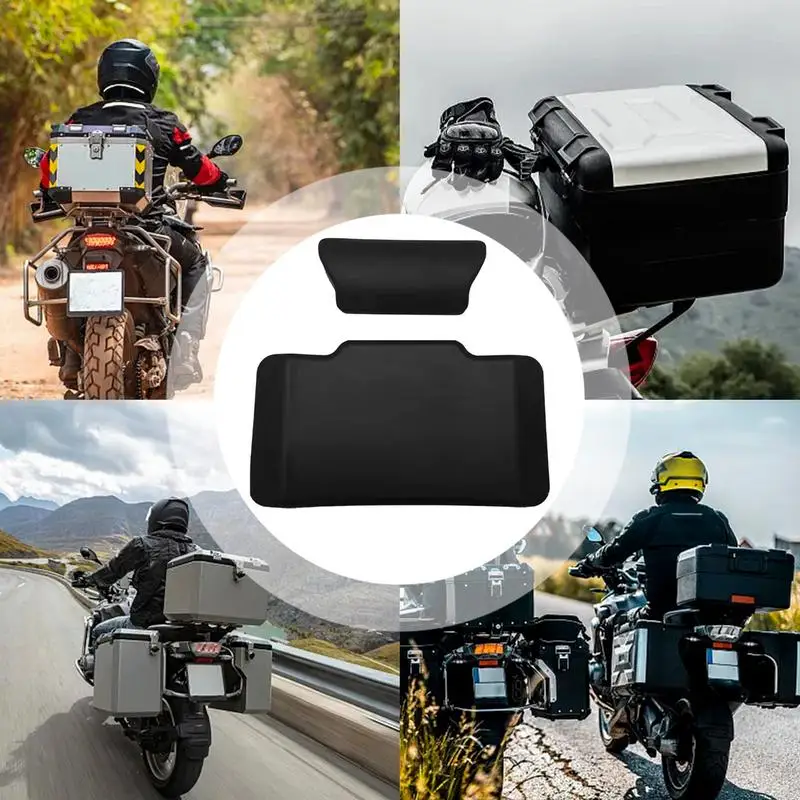 Motorcycle Trunk Cushion Motorcycle Backrest Pad Sponge Anti-shock Rear Passenger Trunk Luggage Case Aluminum Alloy Tail Box Mat
