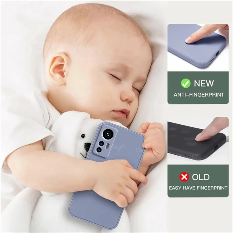 Soft Liquid Silicone Case Cover - Premium Protection