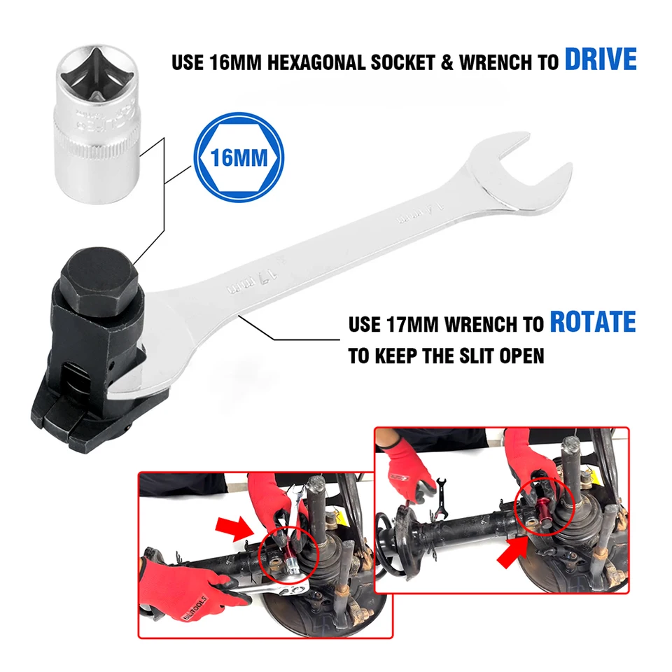 Shock Absorber Strut Spreader Tool For Seat & Skoda - Suspension Repair Wrench 5 thumbnail image
