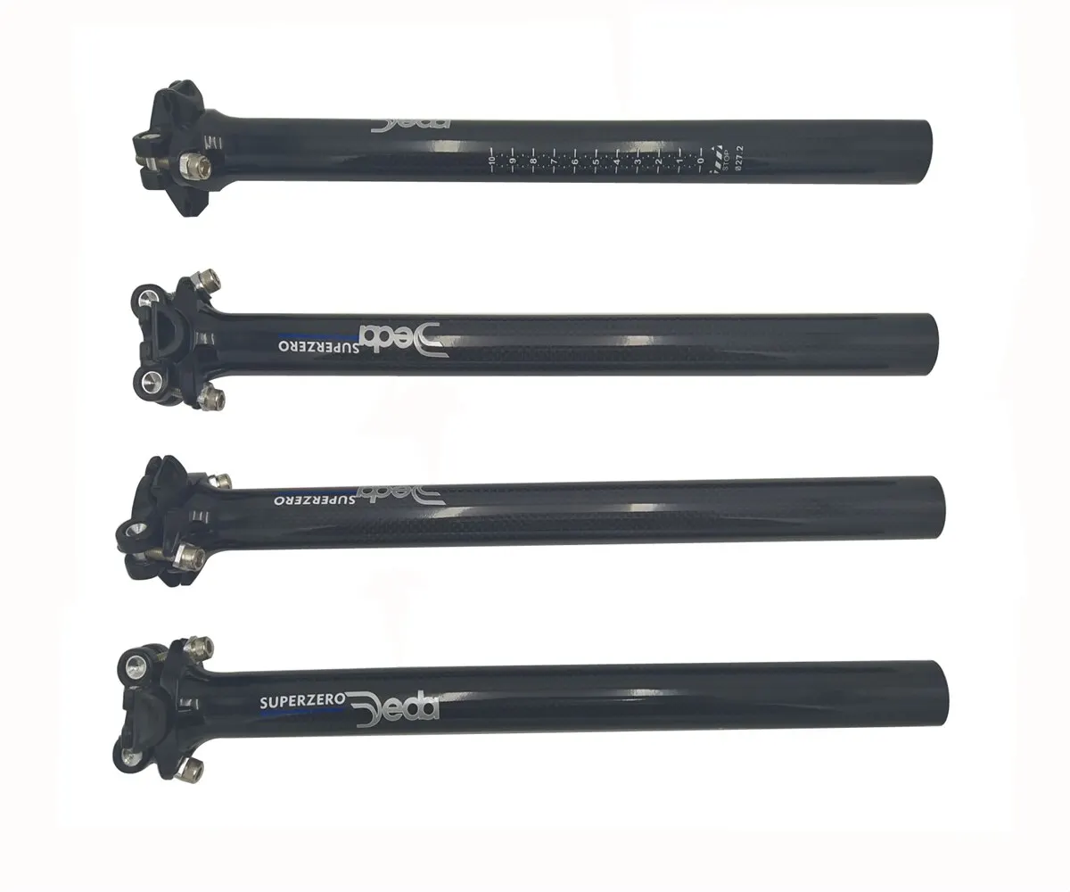 Carbon Bicycle Seatpost | Offset-Free Design | Black Matte Gloss Finish