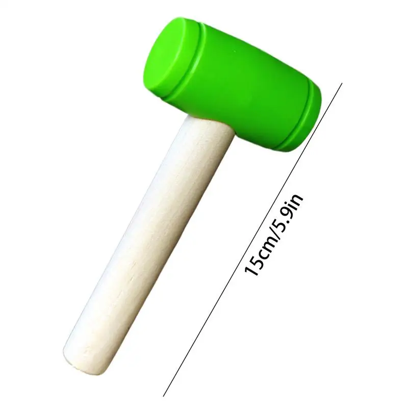 Kids Hammer Toy Educational Simulation Mallet Toy Realistic Maintenance Tools Portable Pretend Hammer for Enhances Fine Motor
