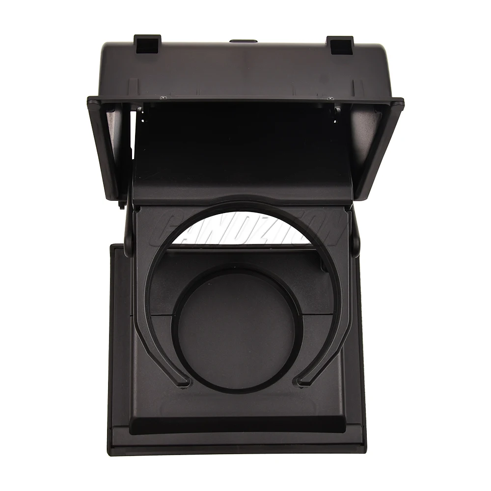 새로운 후면 센터 콘솔 접이식 워터 컵 홀더, 블랙 ABS, 1T0862533C, 1T0862533C71N, VW Caddy Mk3, Touran Mk1 자동차 액세서리용