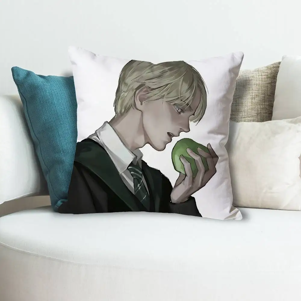 D-Draco M-Malfoy Actor Quadratischer Kissenbezug in verschiedenen Größen für Auto, Zuhause, Schlafzimmer, Dekoration, individuelles Valentinstagsgeschenk – Detail 10