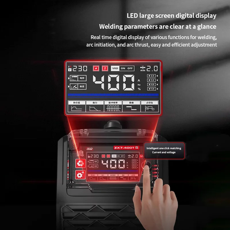 315 Welding Machine 220V Mini Semi-automatic Welding Machine Gas Free Flux Core Wire Inverter 1KG Capacity Welder