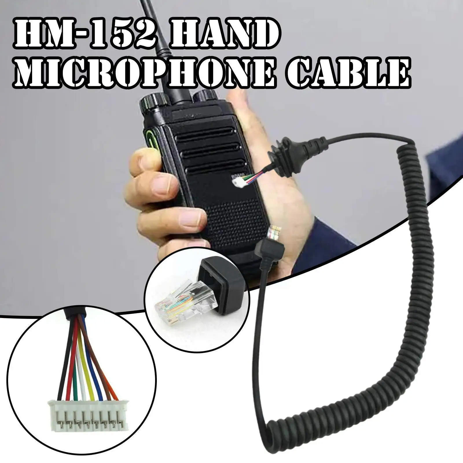 Cable Microphone Hm152 Microphone Ac/dc Adapters