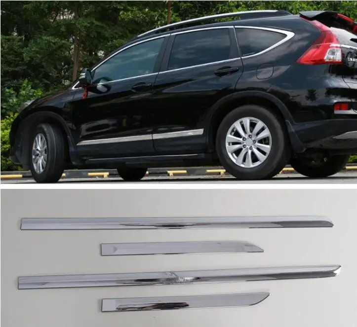 

High Quality CAR SIDE DOOR BODY PROTECTOR MOLDING COVER TRIM For HONDA CRV CR-V 2012 2013 2014 2015 2016