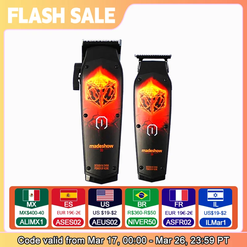 新しい D0 MadeShow M10M11 プロフェッショナルバリカン + トリマー