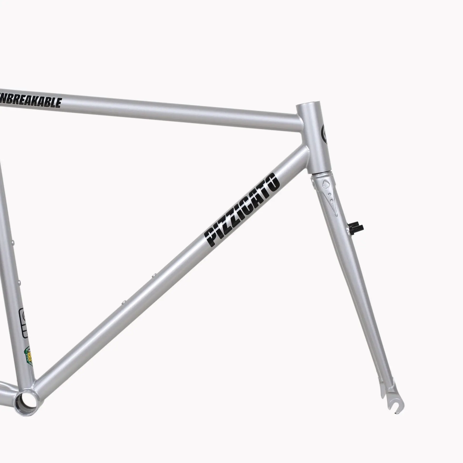 PIZZ-Unbreakable U1 Full Black Frame, U1,Fixed Gear Bicycle