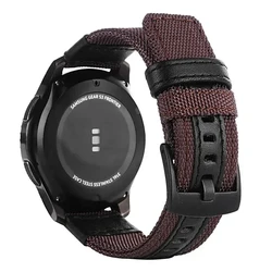 Nylon Woven Sport Band - 20mm/22mm Adjustable Wrist Strap - 20mm (Brown)