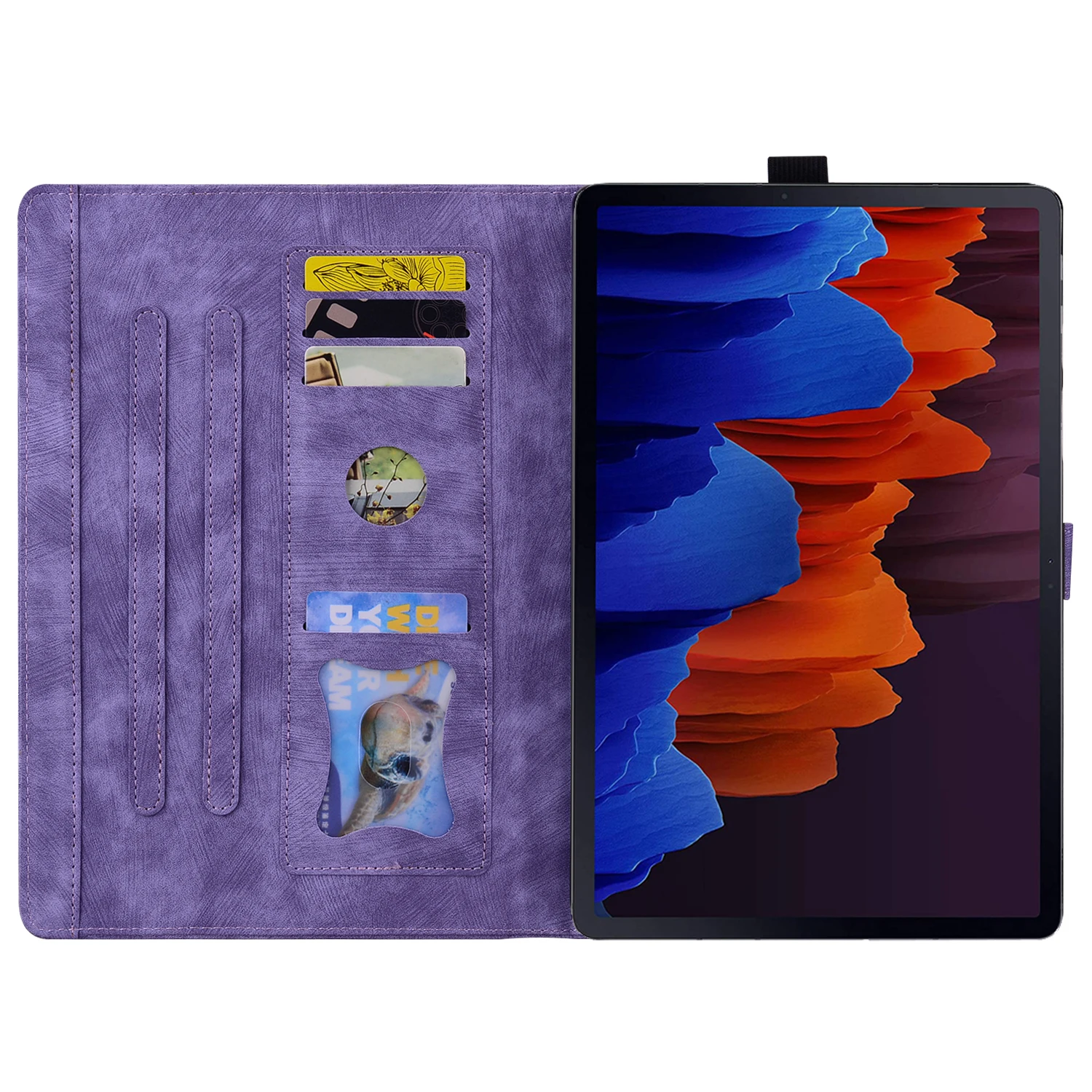 Sakula Cats Leather Case - Elegant Cat Design in Premium Leather