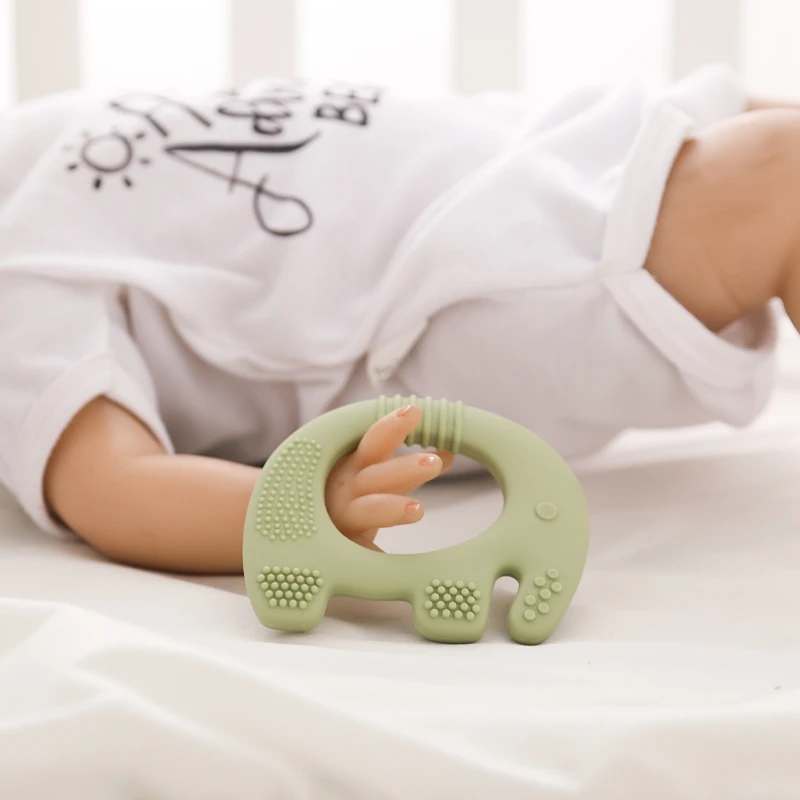 Baby BPA Free Silicone Teething Toys Food Grade Cute Animal Nursing Teether For Children Silicone Teething Toys Teething Toys