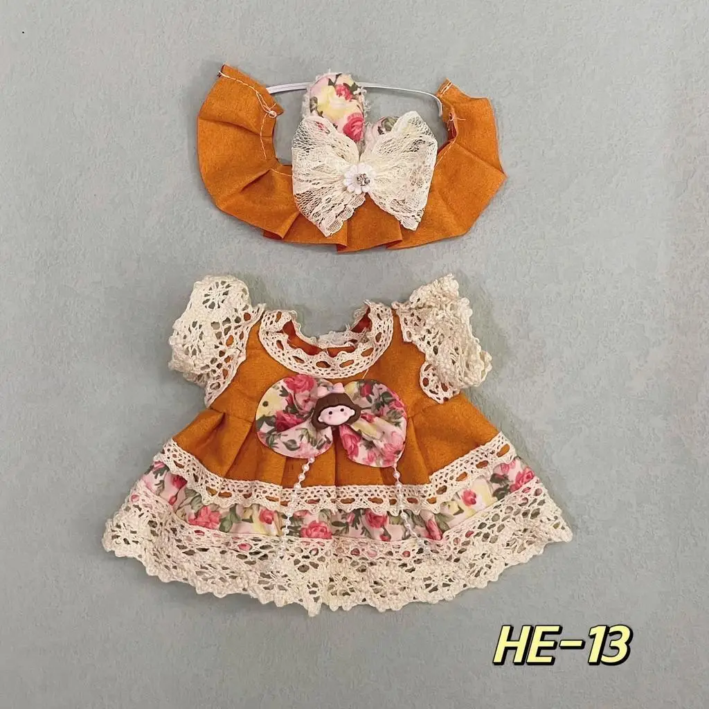thumbnail image 1 of Conjunto de ropa de algodón para muñeca, vestido de princesa, falda pequeña, accesorios para muñecas, 20cm, 1 of 5