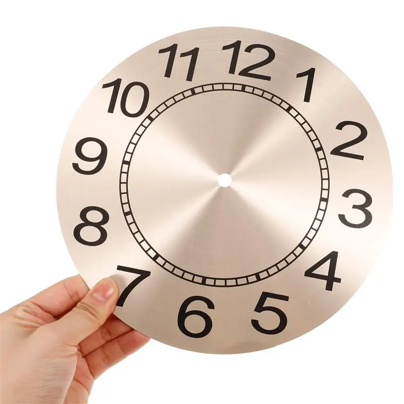 Aluminum Dial Quartz Numbers Metal Dial Movement Numbers Accessories Handmade Materials Round Numbers Dial Panel Digital 5