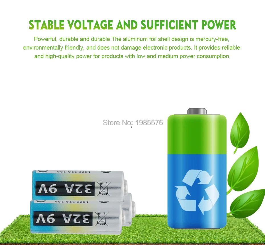 Alkaline Battery 1pcs/lot 32A 9V Alkaline Primary Dry Batteries LR32 29A L822 for Car Key Remote Control Industrial Packing