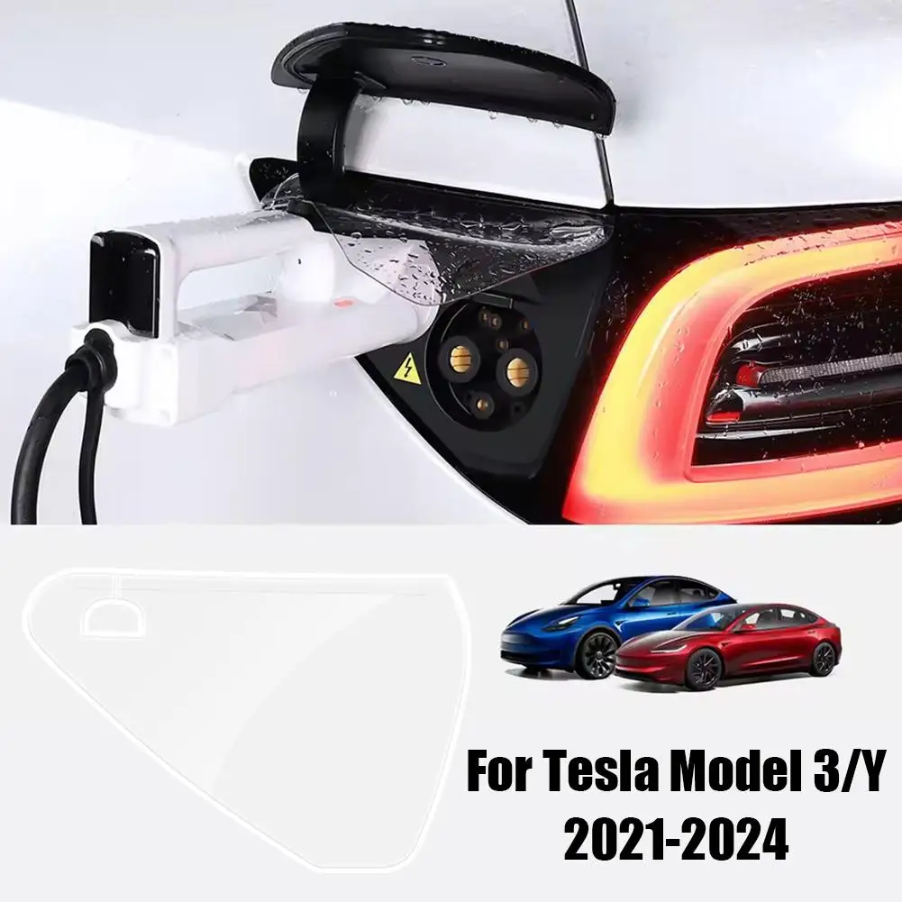 Charger Port Cover Outdoor Rainproof Protection Dustproof Covers Rain Cover Accessories For Tesla For Model Y
