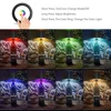 Portable Dimmable Wine Bottle Lamp Touch Wireless Desk Lamps 4000mAh Rechargeable LED Table Lamp RGB Atmosphere Night Lights Bar 4
