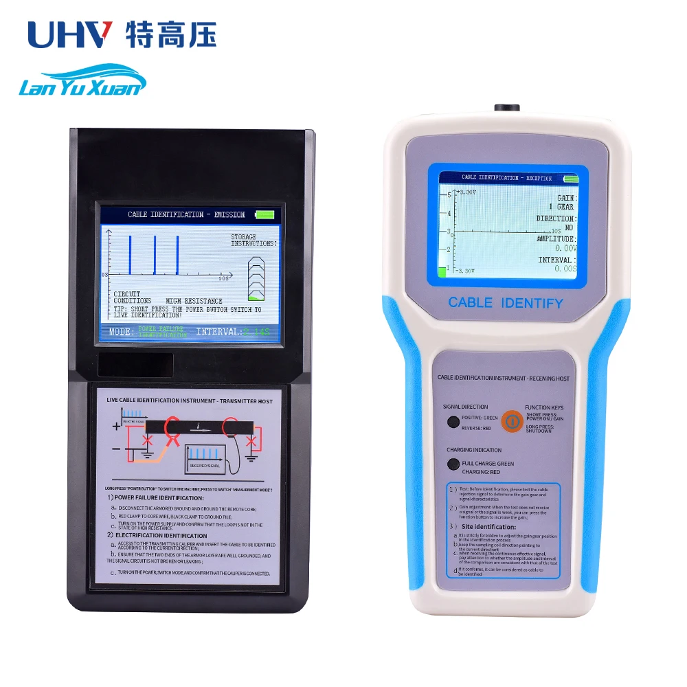 

HTDS-V Underground Cable Tracker Identifier Live Line Analyzer