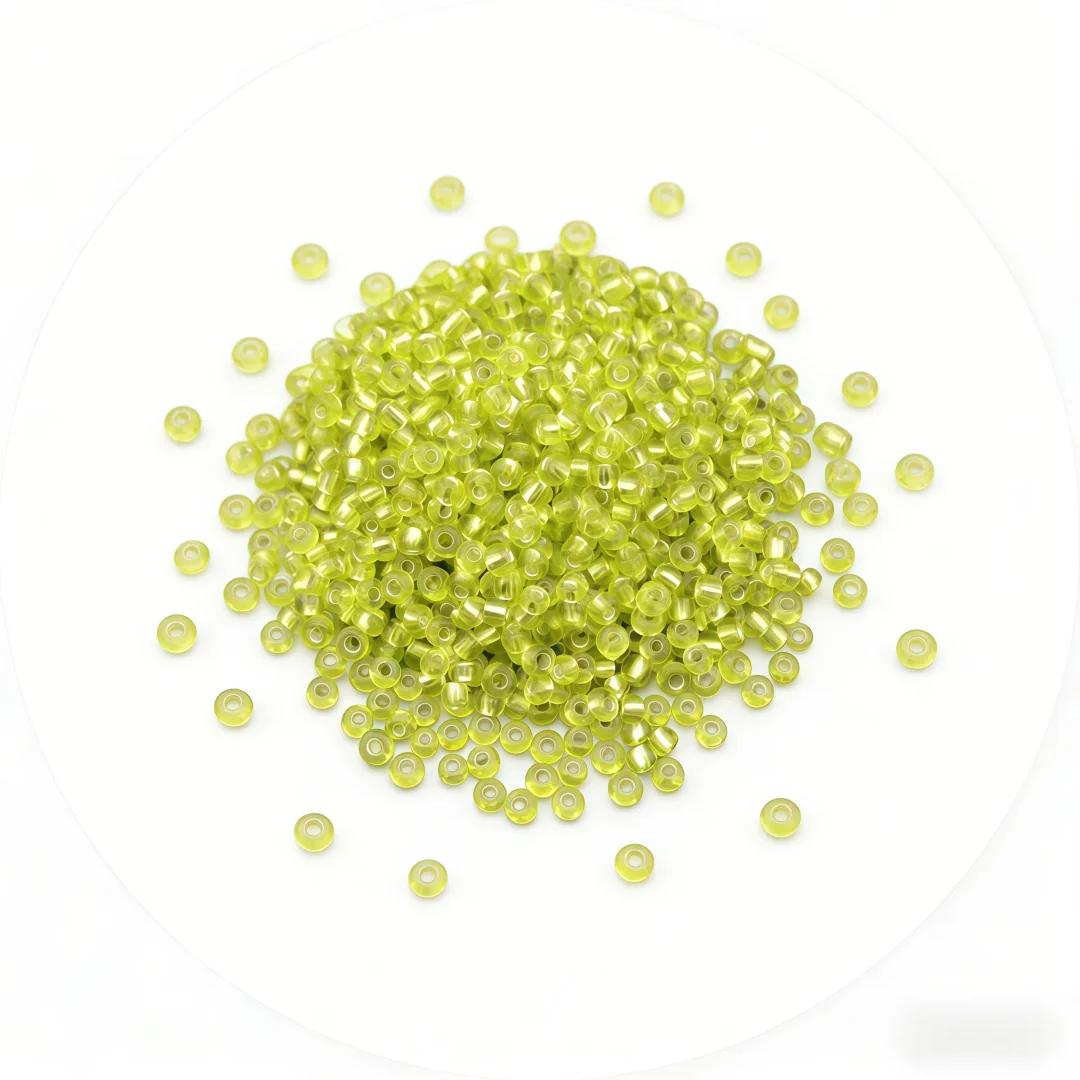 High-Quality Silver Core Glass Rice Beads for Handmade DIY Projects