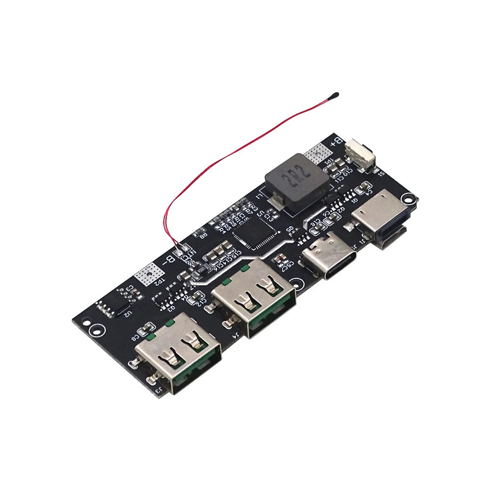 22.5W Power Bank 5 porte bidirezionale ricarica rapida modulo di alimentazione Mobile circuito Kit scheda madre fai da te QC4 + PD3.0 - immagine 2