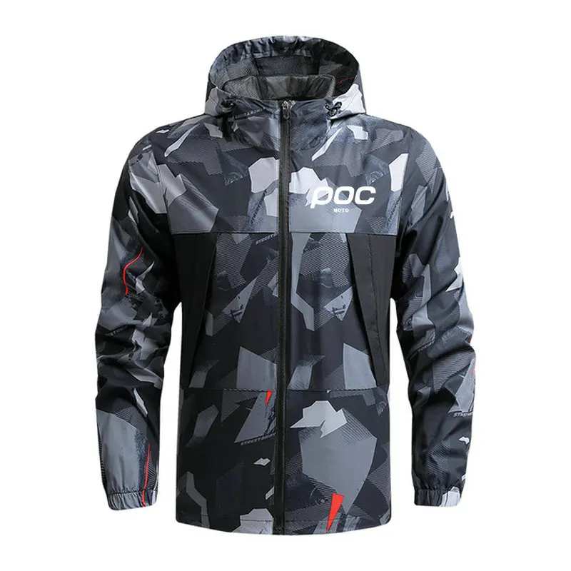 MOTO POC Cycling Jacket Man Windproof Waterproof MTB Mountain Bicycle Wind Jackets Bike Windbreaker Coupe Vent Cyclisme Homme