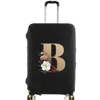 Travel Suitcase Protective Covers Thick Elastic Luggage Cover Protector for 18"-28"Baggage Travel Bag Case Gold Letter Printed 5