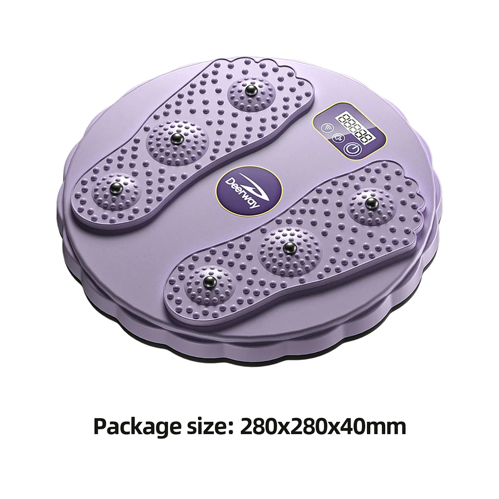 Muscle Training Sliding Plate LCD Display Screen Multi-functional Core Trainer Rotation Disc Rotatable Assist Exercise Equipment waist twisting disc