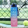 Gradient Color 1000mL Large Capacity Outdoor Sports Plastic Cup, Bouncing Suction Nozzle, Space Cup 4