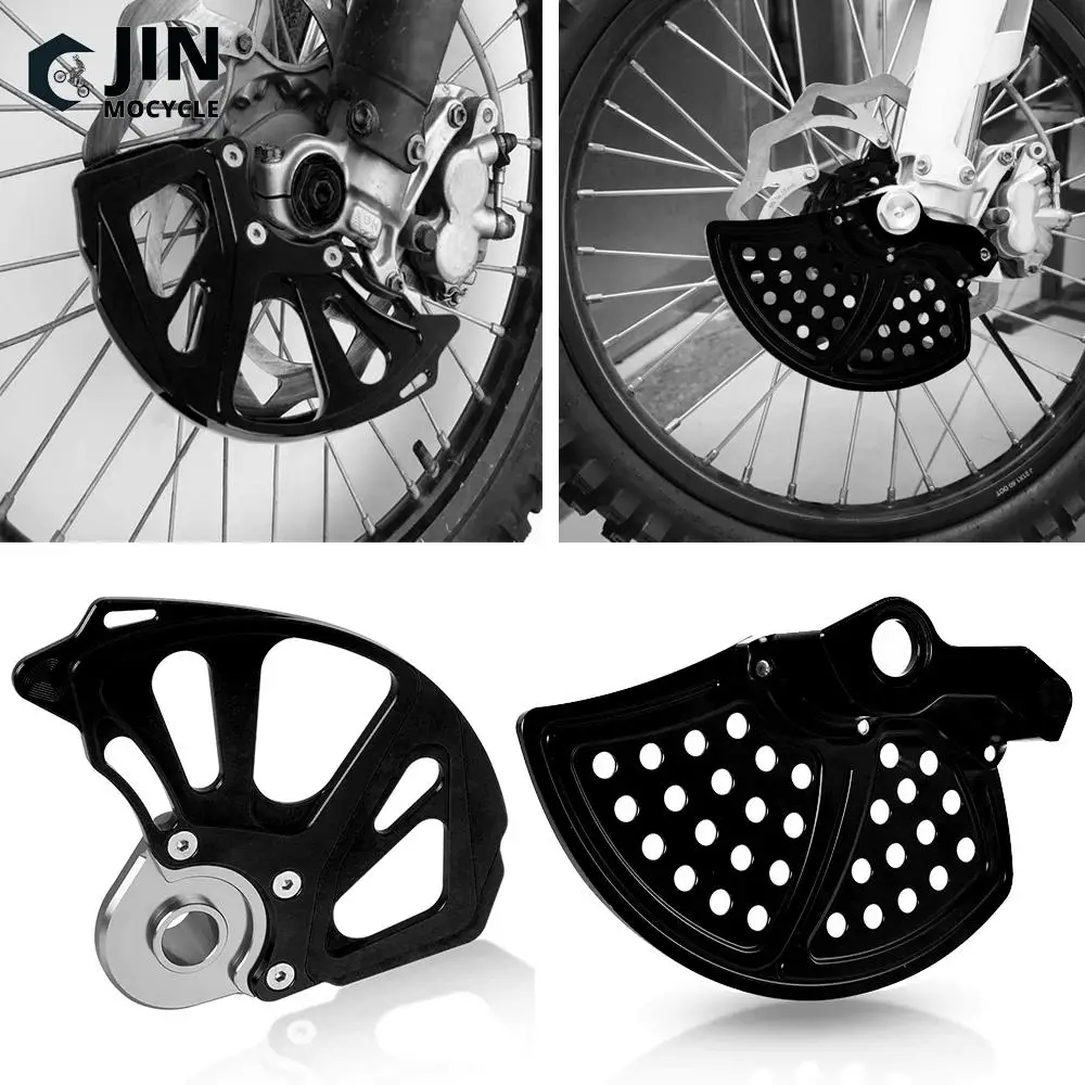 

CNC Front Brake Disc Guard Protectors For 125 250 200 300 350 450 500 525 530 SXF EXC XCW SX XC MXC Husqvarna 125 250 350 450 TC