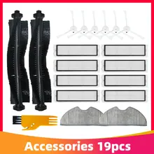 

Main Roller Brush Side Brushes Hepa Filter Mop Cloth for 360 S5 / S7 Pro Robot Robotic Vacuum Cleaner Sweeper Replacements Parts