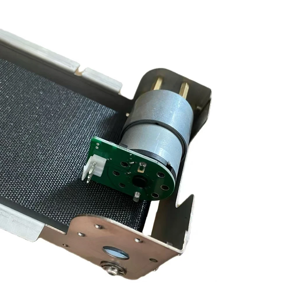 Mini Conveyor Belt 460mm/552mm/600mm Stainless Steel Frame PU Belt Vending Machi