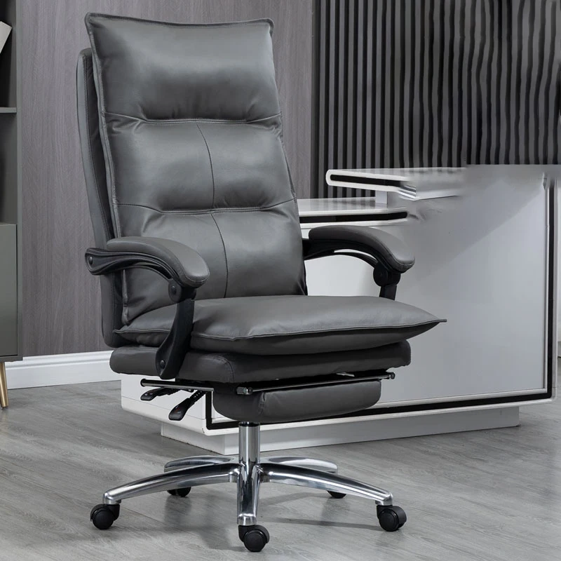 Leather Designer Office Chair Modern Mobile Desk Free Shipping Armchairs Ergonomic Nordic Cadeira Escritorio Office Supplies