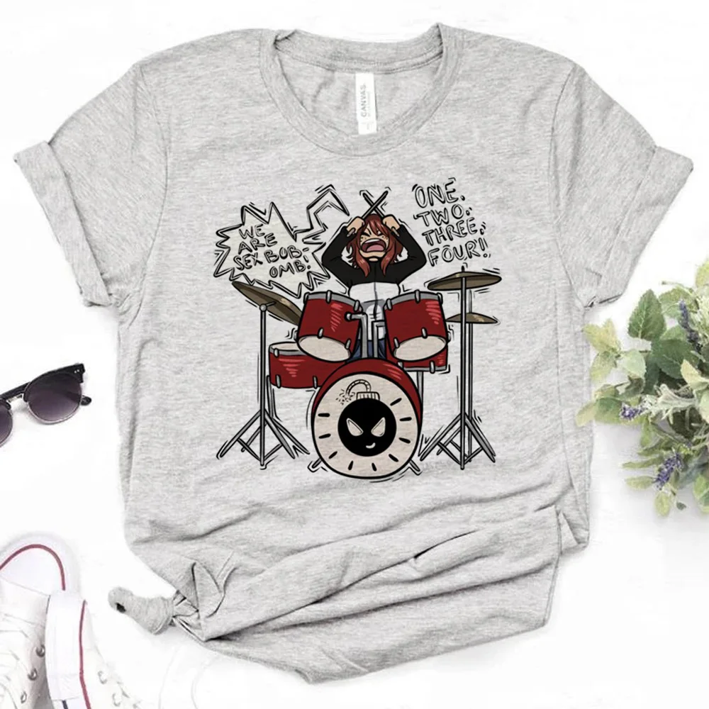 Scott Pilgrim T-Shirt Donna Graphic Manga T Shirt Girl Graphic Clothes