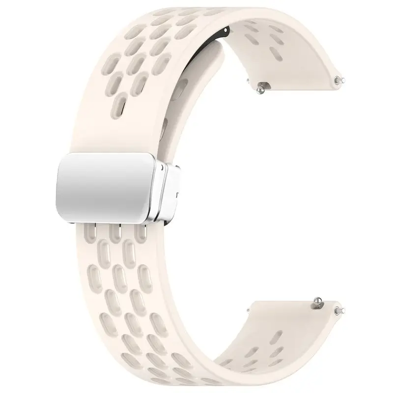 22mm Sports Silicone Magnetic Watch Strap Bracelet - Universal Band