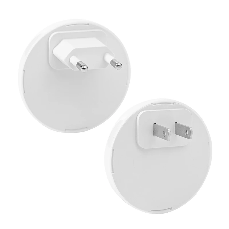 LED Night Light Light Sensor EU/US Plug-in Wall Lamps Bedroom Kitchen Corridor Stairs Kids Room Decor Wireless