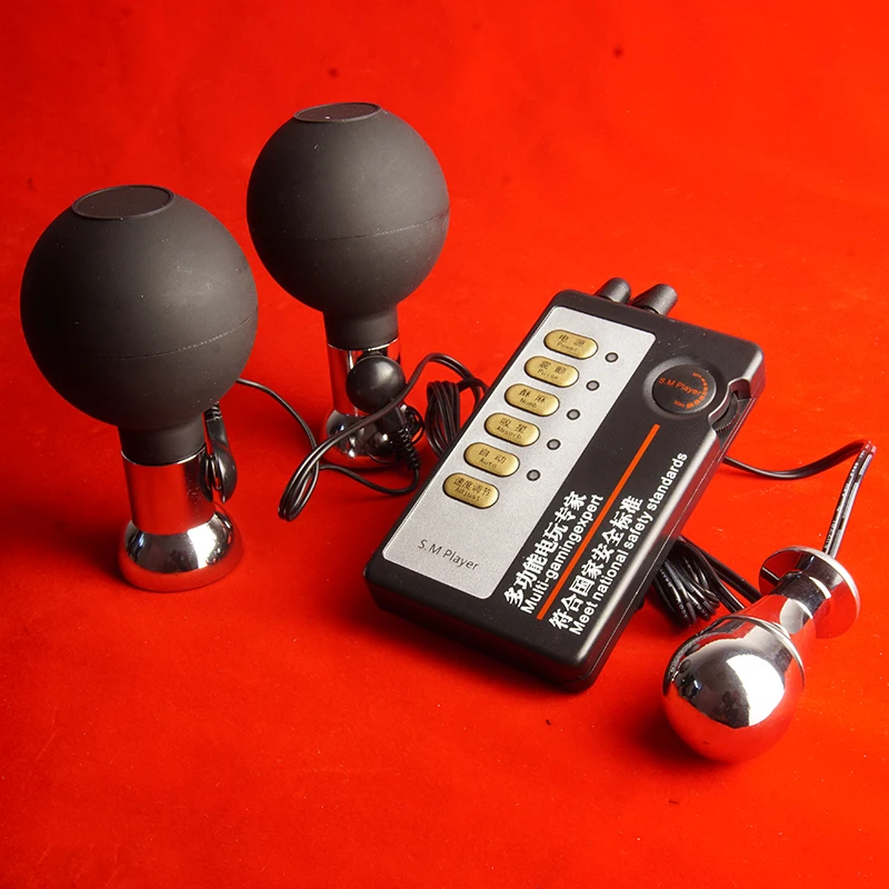 BDSM Electro Anal Butt Plug Egg,Electrosex Nipple Pump Sucker,Estim E-stim Sex Toy,Electrosex Electrostimulator,Electric Shocker