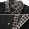 Plus Size 8XL Autumn Men's Casual Jackets Fake 2 Pcs 2025 Spring New Zipper Big Pockets Windbreaker Windproof Loose Coat Male 4