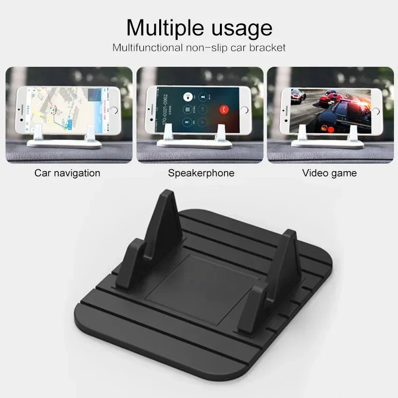 Silicone Car Phone Holder Car Dashboard Anti-slip Mat Mount Holder Pad Stand for Mobile Phone GPS Bracket