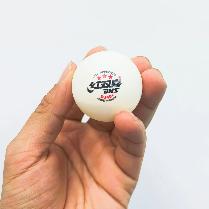 Table Tennis Balls 6 PCS/BOX DHS DJ40+ WTT Approved 3 Star ABS Ping Pong Balls for Professional Games