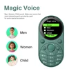 SERVO i15 Mini Circular Mobile Phone 1.39"Round Screen Magic Voice Speed Dial Blacklist Flashlight Oval Little Cellphone Type-C 3