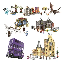 Blocs de construction compatibles avec le grand château magique harry potter, briques, jouets de dessin animé, modèle de jeu de cerveau, cadeaux, nouveau, 2021 