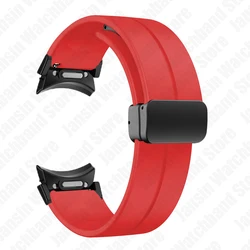 Versatile Quick Fit Silicone Watch Strap - No Gap Design, 20mm - Galaxy 5 Pro 45mm (Red - Black)